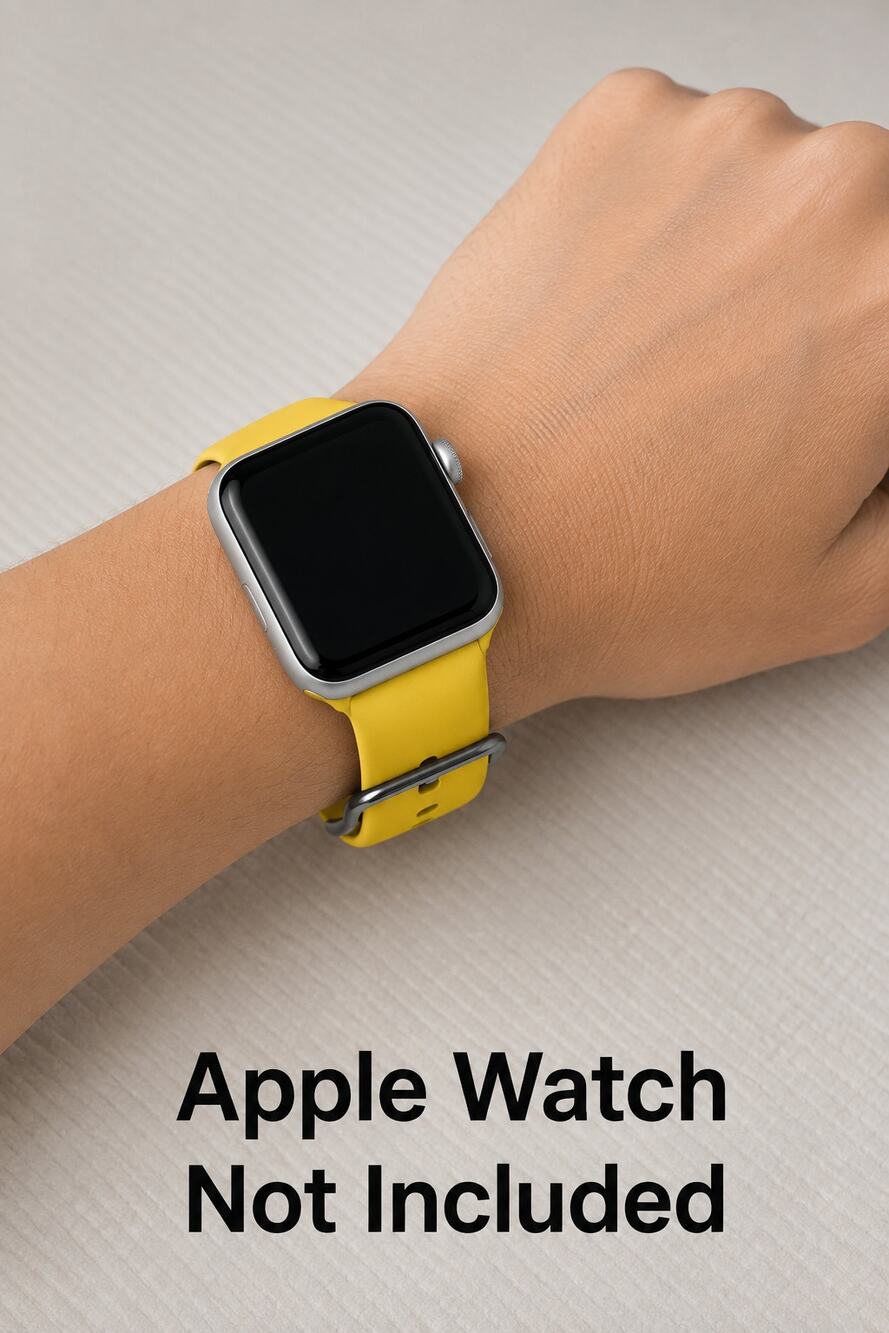 American Yellow Apple Watch Wports Band fits 38/40/41mm Series 4,5,6,7,8,9 & SE